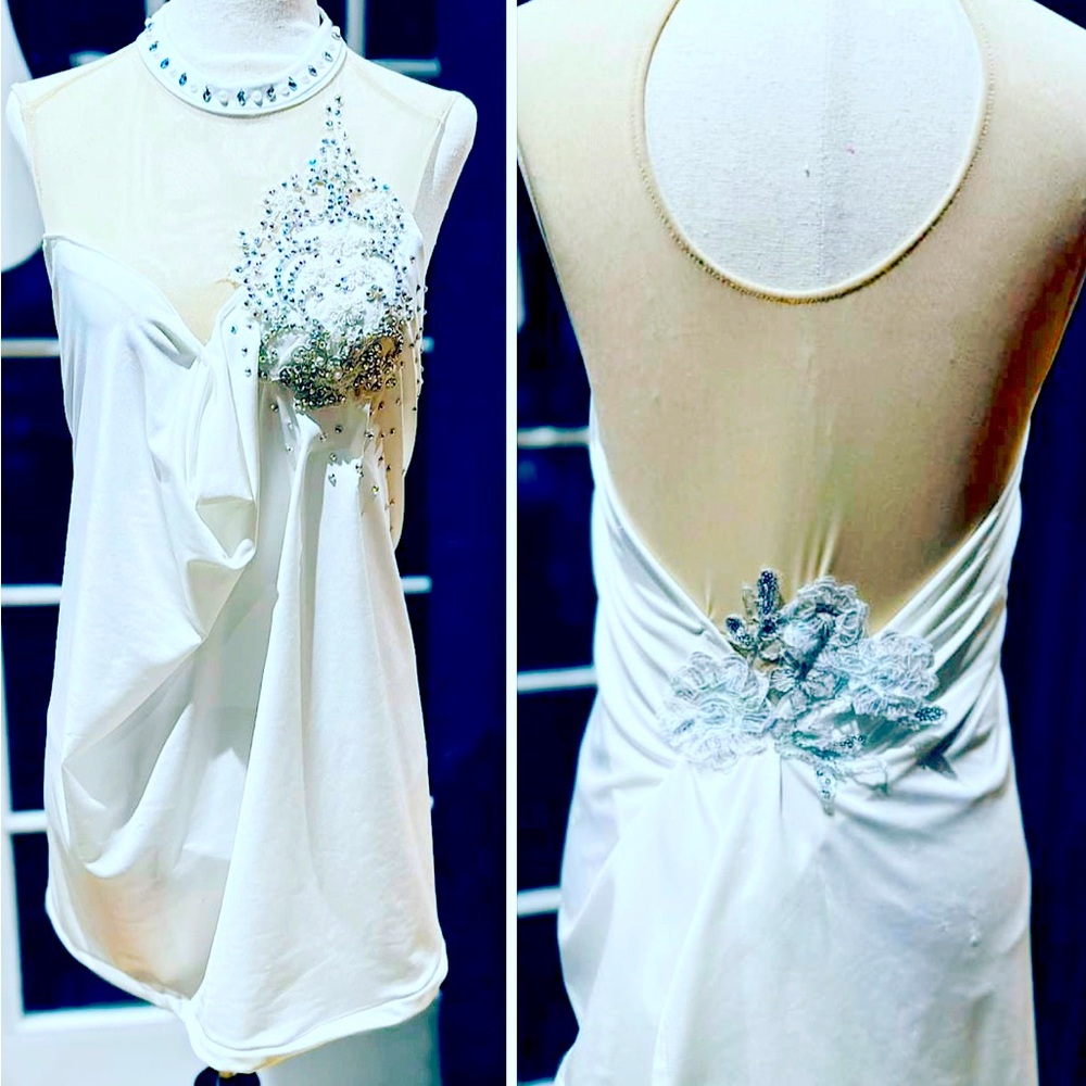 A dance costume handmade for dance recital or competitions